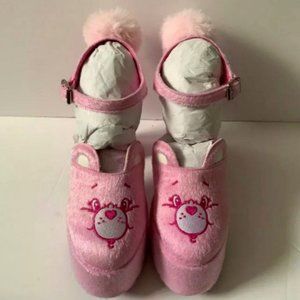 Dolls Kill Care Bears Fluffy Platform Heels 9 (39.5)